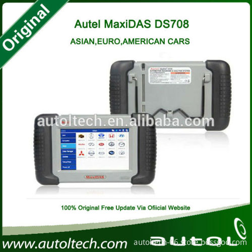 2015 Hot selling Autel MaxiDAS DS708 Professional diagnostic tool Multi Languages Online update DS 708 Free shipping
